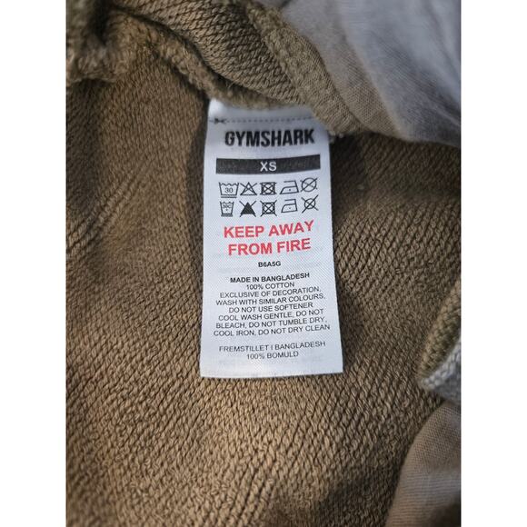 Gym Shark Brown Thick Pocketed Joggers Size XS Preloved - Picture 9 of 9